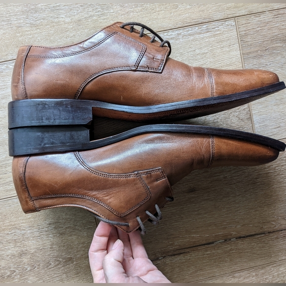 J Murphy by Johnstone & Murphy Cap Toe Men's Dress Shoes size 10W - Picture 4 of 12